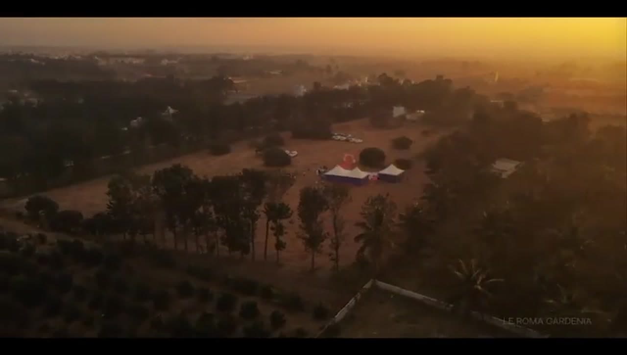 Drone view of Le Roma Gardenia 6-acre property site